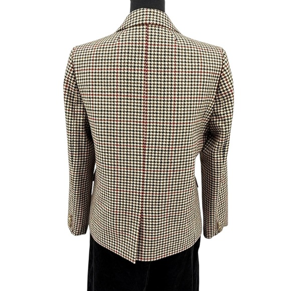 J Crew Women's Schoolboy Blazer Herringbone Wool Blend Jacket Classic Fit Sz 10 - Picture 5 of 12